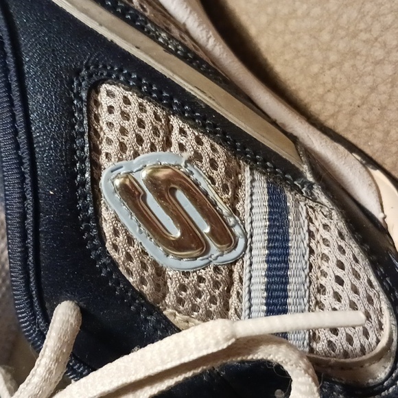 Sketchers S Sport “Gabie” women’s blue & grey memory foam sneakers size 8.5 - Picture 5 of 9